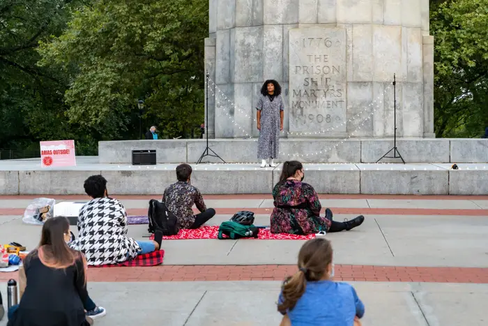 A photo of ‘Arias Outside - Aria Concert at Fort Greene Park,’ performed by MaKayla M. McDonald, in Fall 2020